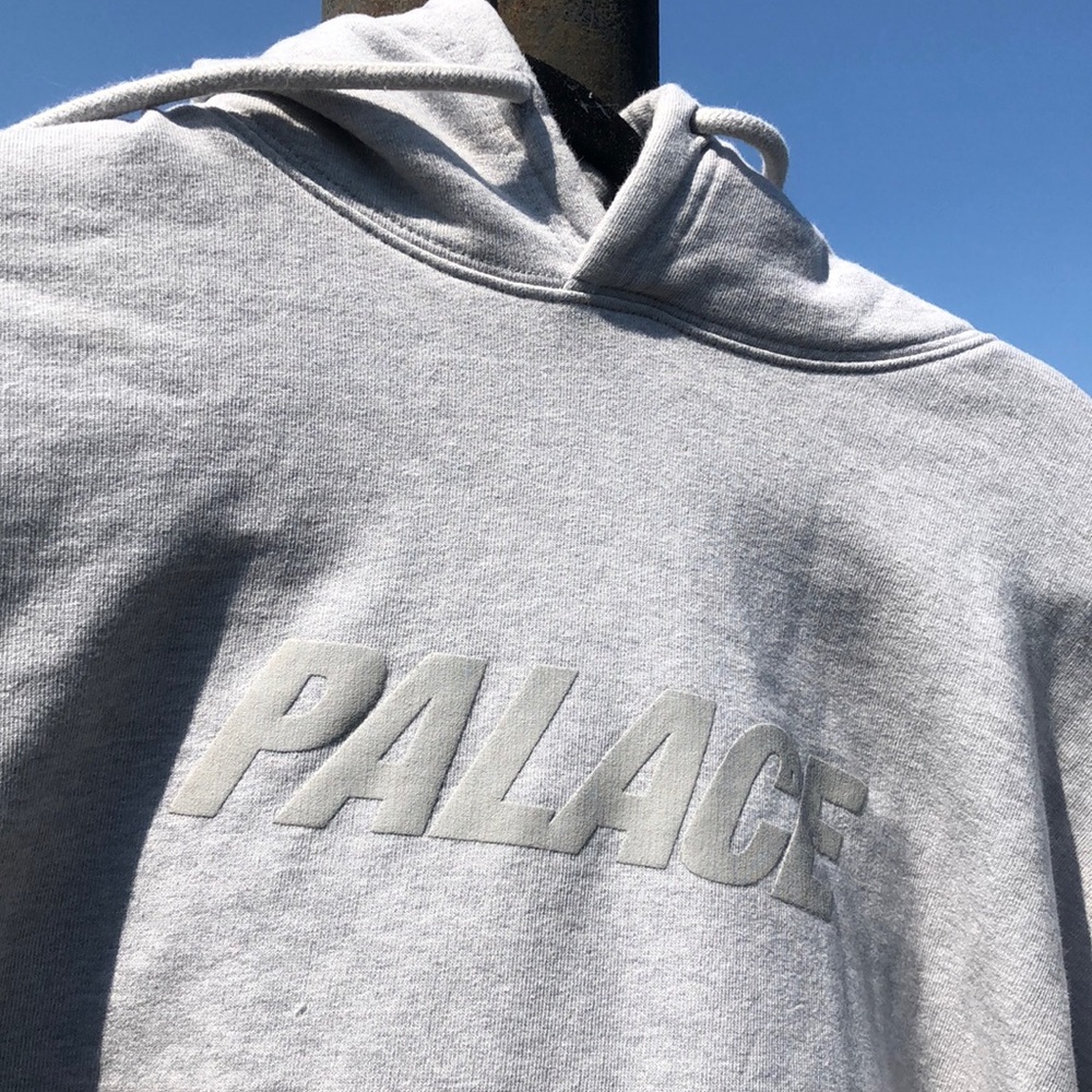 Grey xl palace hoodie